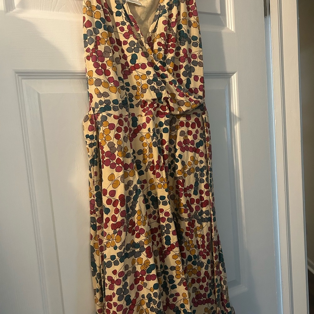Effie’s Heart Multicolor Sleeveless Wrap Dress